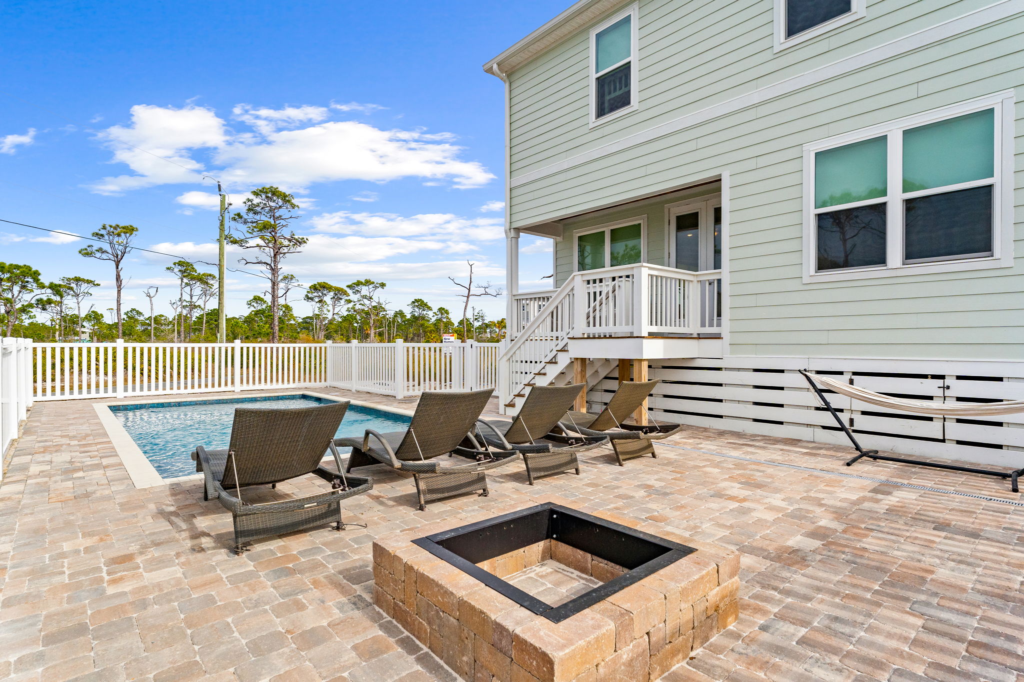 Pool and outdoor space at Coco Cabana